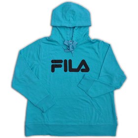 تصویر هودی ورزشی زنانه فیلا Fila Sport Curve Hoodie فیروزه ای 