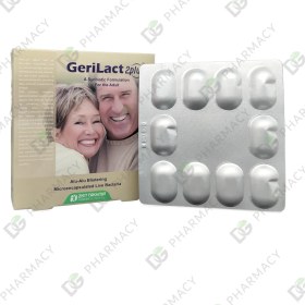 تصویر کپسول ژری لاکت (پروبیوتیک + پری بیوتیک) زیست تخمیر ۳۰ عددی GERILACT Cap