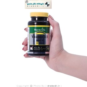 تصویر سافت ژل ویتامین D3 بسته 60 عددی نورم لایف Norm Life Vitamin D3 2000mg Softgels 60 Pcs