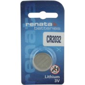 تصویر باتری سکه ای ظرفیت 260mAh ولتاژ 3v سایز 2032 رناتا – ساخت سوئیس Renata 2032 Button cell Rechargeable Lithium 260mAh 3V - Swiss Made