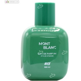 تصویر ادکلن مردانه نایس شیشه مکعبی مونت بلک مدل Nice MONT BLANC حجم 100 میلی لیتر Nice Mont Blanc Perfume 100 ml