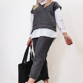 تصویر جلیقه شلوار - مشکی 