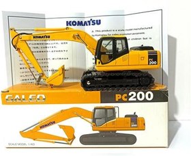 تصویر ماکت ژاپنی بیل مکانیکی کوماتسو KOMATSU PC200 