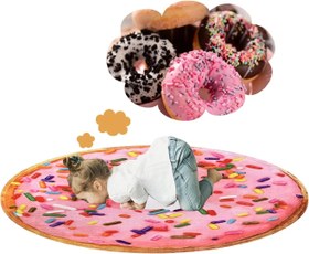 تصویر پتو دوناتی(صورتی) 