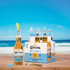 تصویر نوشیدنی آبجو بدون الکل کرونا شیشه ای باکس ۲۴ عددی 330 میل Corona ا Corona Corona