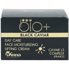 تصویر کرم روز حاوی خاویار سیاه وینا 45 گرم Winna Black Caviar Lifting Day Cream 45g