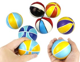 تصویر توپ اسفنجی نوزادی طرح دار (سایز متوسط) 