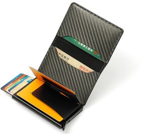 تصویر جاکاراتی مردانه تائومیک میک TAOMICMIC S3066 men's certificate PU leather multi-card 