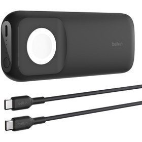 تصویر پاوربانک گوشی و شارژر اپل واچ BELKIN BoostCharge Pro Fast Wireless Charger for Apple Watch + Power Bank 10K 