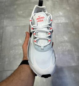 تصویر Nike air max 270 react white crimson black 