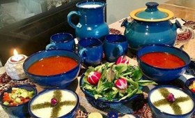 تصویر سرویس ابگوشت خوری فیروزه 6نفره 