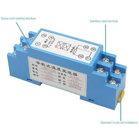 تصویر ترانسمیتر دما ریلی PT100 