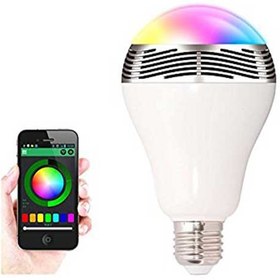 تصویر قمیت اسپیکر لامپی بلوتوثی Smart Bulb LED Bluetooth 