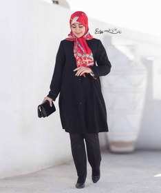 تصویر مانتو کرپ لمه 