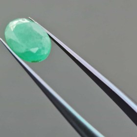 تصویر زمرد بیضی کد 37272 