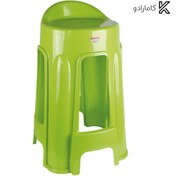 تصویر چهارپایه پشتی دار ناصر پلاستیک مدل 1214 