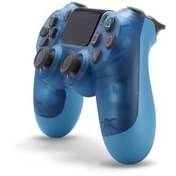 تصویر دسته بازی سونی آبی کریستال شفاف (اصل) PS4 Dualshock 4 ا Crystal Blue 