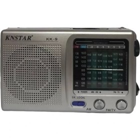 تصویر رادیو تمام موج باتری خور KNSTAR مدل KK-9 KNSTAR radio model KK-9