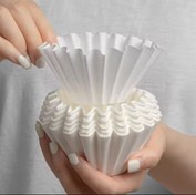 تصویر فیلتر کاغذی دریپر قهوه اوریگامی 