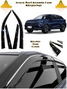 تصویر بادگیر خودرو ست اسپویلر پنجره کروم دار 5 CHERY OMODA 4 تایی Autovia 