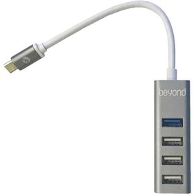 تصویر Beyond BA- 450 Type- C USB Hub 4 Port Beyond BA- 450 Type- C USB Hub 4 Port