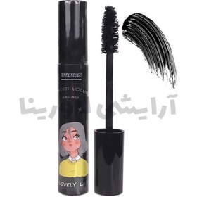 تصویر ریمل حجم دهنده و بلند کننده افکشن مدل LOVELY LASH Mascaras effection