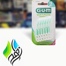 تصویر خلال بین دندانی جی یو ام، مدل Soft-Picks(سافت پیکس) G.U.M toothpicks model soft-picks