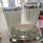 تصویر ست سرویس بهداشتی3پارچه بتیس.جاصابون.جامسواک.جامایع salam