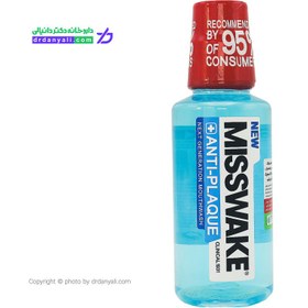 تصویر دهان شویه آنتی پلاک میسویک 400 میل MISSWAKE Mouthwash Anti Plaque 400ml