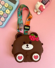 تصویر کیف سیلیکونی خرسی 