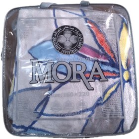 تصویر پتو گلبافت مورا یکنفره طرح 4 