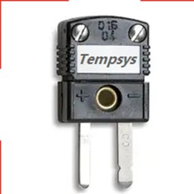 تصویر کانکتور نری مینیاتوری مشکی ترموکوپل نوع J | تمپ سیس 