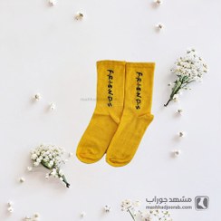 تصویر جوراب زنانه ساق بلند طرح Friends 