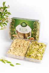 تصویر حلوا مخلوط گردو و پسته 