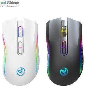 تصویر موس گیمینگ بی سیم اچ ایکس اس جی مدل HXSJ T69 Wireless Optical Gaming Mouse 