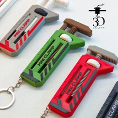 تصویر جاکلیدی چندکاره گیره و هولدر و آچار و کولیس 