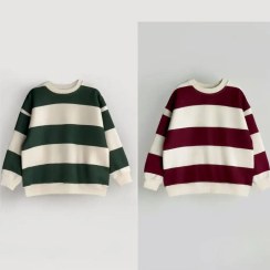 تصویر بلوز راه راه یلدایی AKU 