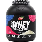 تصویر پودر پروتئین وی 100 درصد کاله پرو طعم وانیل 1800 گرم 100% Whey Protein Powder, vanilla Flavor, 1800g, by Cala Peru