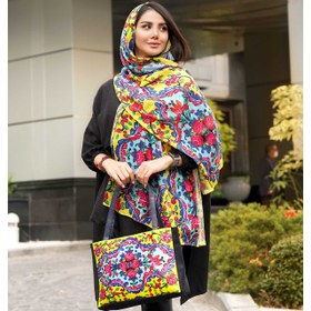 تصویر ست کیف و شال زنانه بهار کد 15 Bahar Women Bag and Shawl Set Code 15