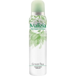 تصویر اسپری بدن زنانه گرین تی مالیزیا – Malizia Green Tea 