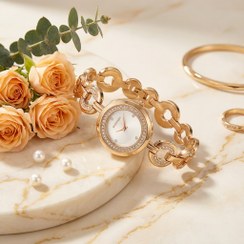 تصویر خرید ساعت مچی زنانه رومانسون مدل نگین دار ROMANSON 