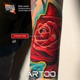 تصویر رنگ تتو STRAIGHT RED 
