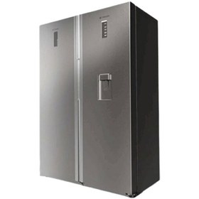 تصویر یخچال فریزر دوقلو اسنوا مدل SRDi/SFDi-M210 ظرفیت ۳۸ فوت نقره ای 