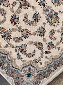 تصویر فرش طرح لاویا کرم 