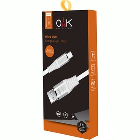 تصویر خرید + قیمت کابل شارژ میکرو (Micro-usb) OAK مدل K-135 