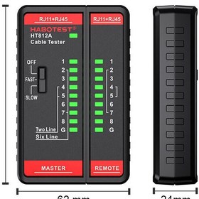 تصویر تستر کابل شبکه هابوتست مدل HT812A 