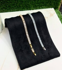 تصویر ست گردنبند و دستبند تنیسی 