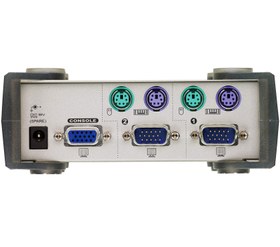 تصویر 2Port PS/2 VGA KVM Switch 