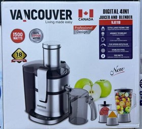 تصویر آبمیوه گیر چهار کاره ونکوور کانادا مدل VJE118 