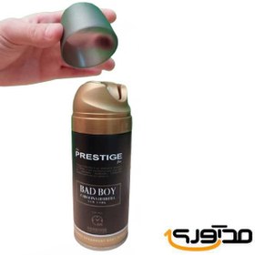 تصویر اسپری بدن مردانه مدل Bad Boy حجم 150میل پرستیژ Prestige Body Spray Bad Boy For Men 150ml